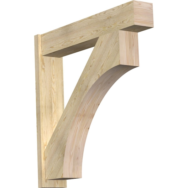 Ekena Millwork Westlake Block Rough Sawn Outlooker, Douglas Fir, 8"W x 42"D x 42"H OUT08X42X42WTL05RDF - main